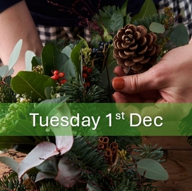 Christmas Wreath Workshop 1st December