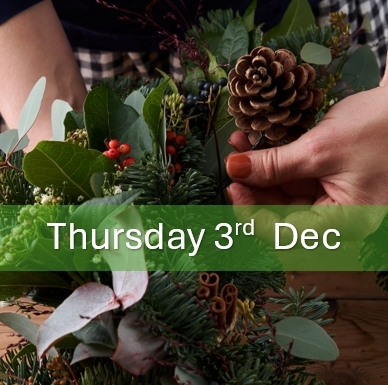 Christmas Wreath Workshop 3rd December